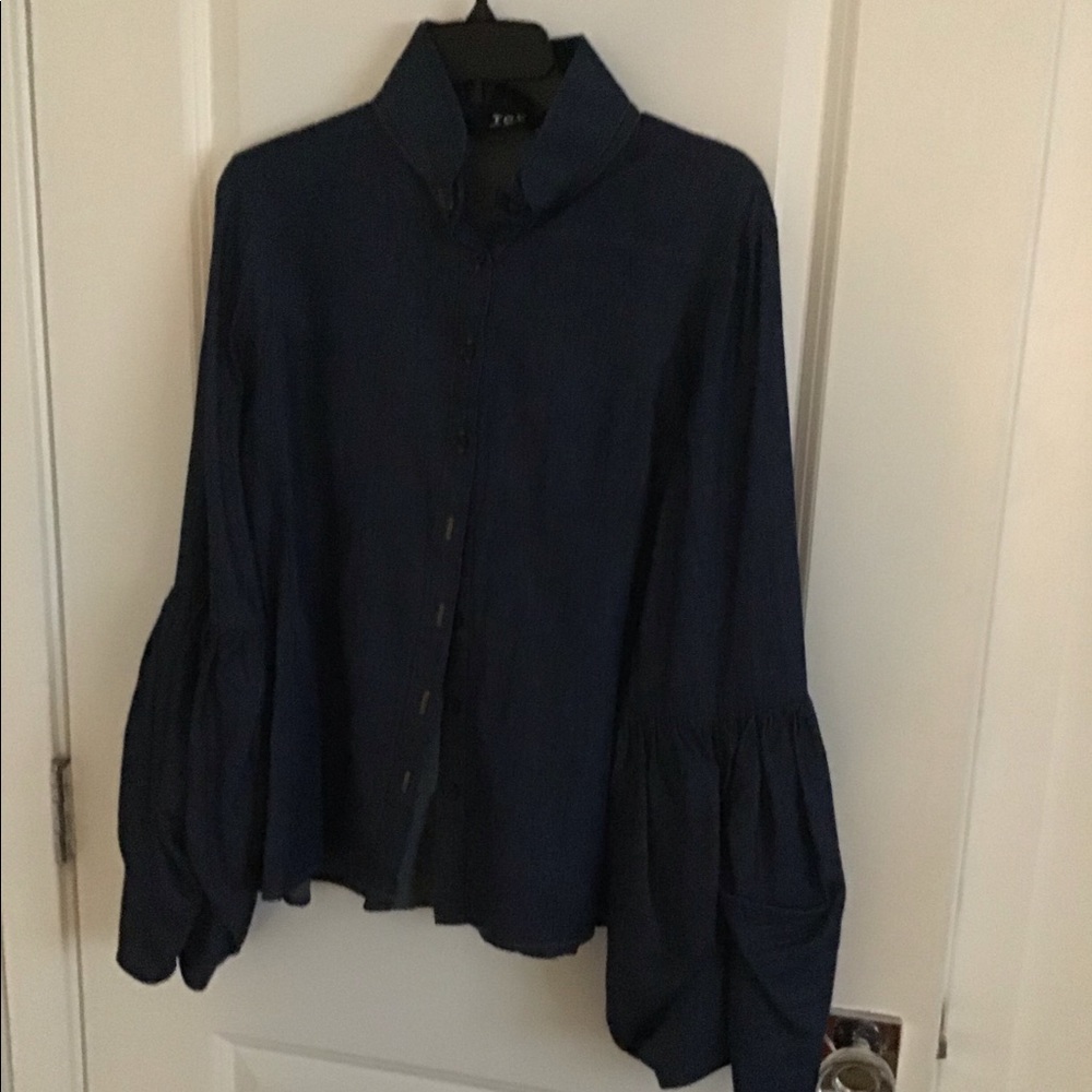 Tov Los Angeles denim shirt